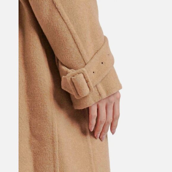 Vince Lofty Italian Wool-Blend Belted Long Coat - Picture 7 of 15